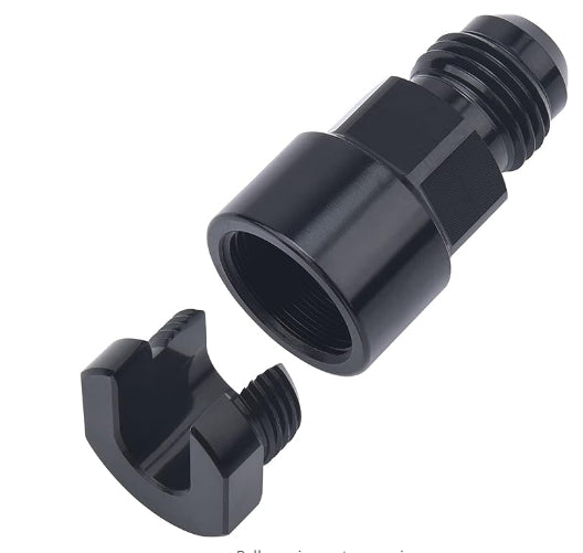 OctoMotive -6AN Male to 5/16" Quick-Disconnect Female Fitting Aluminum